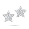 Clepsidra® Aretes para Mujer de Plata de Ley 925 Estrellas