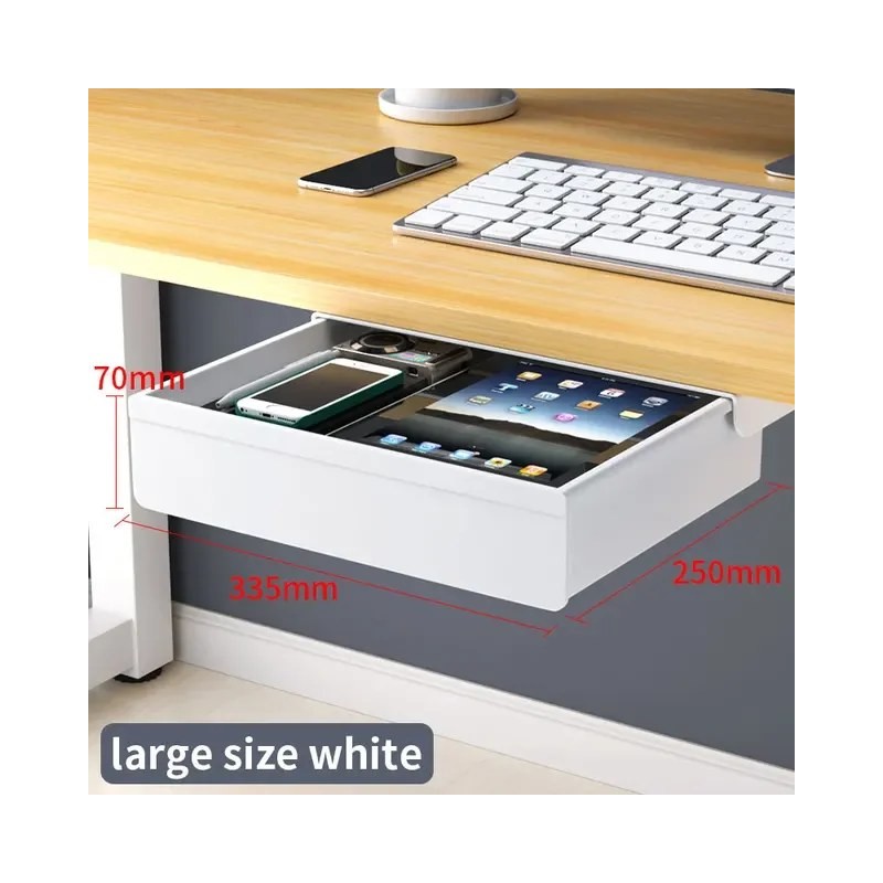 Closiq Desk Drawer Organizer – Self Adhesive Hidden Compartments for
