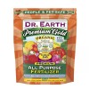 Dr. Earth 706P Premium Gold All Purpose Fertilizer, 4-4-4, 4