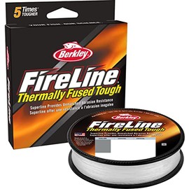 Berkley Filo da Pesca Fireline Fused Original 150 M Crystal Trecciato PE Dyneema Ideal per Tutte Le Tecniche di Pesca Resistente al Nodo Ottimo Carico di Rottura