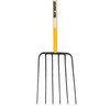True Temper 6-Tine Steel Manure Fork Pitchfork with Hardwood Handle,