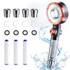 Shower Head (Increases Water Pressure), Fine Bubble, Water Saving 80%,
