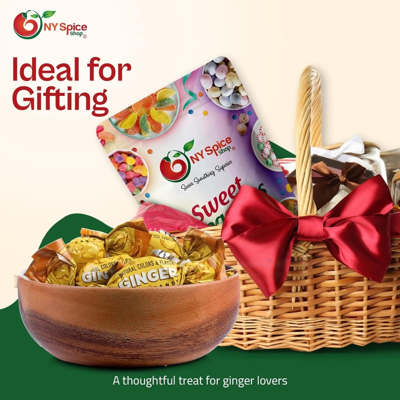 NY SPICE SHOP Ginger Candy - Ginger Hard Candy -