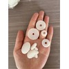 60 Set Plastic Animal Body Joints, 7 Size White Doll