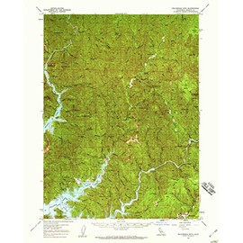 YellowMaps Bollibokka MTN CA topo map, 1:62500 Scale, 15 X 15 Minute, Historical, 1957, Updated 1959, 20.8 x 16.7 in - Tyvek