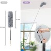 Microfiber Duster Set with Extension Pole, Gray