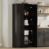 IDEALHOUSE Tall Pantry Cabinet, 60" Kitchen Pantry Storage Cabinet with