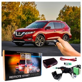 MPC Factory Remote Activated Remote Start Kit Compatible with 2014-2020 Nissan Rogue - Push-to-Start - Gas - Plugin T-Harness - USA Based Tech Support