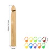 uxcell Wood Huge Crochet Hook 25mm US Size U Big
