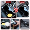 sourcing map 4pcs Car Cup Coasters Universal PVC Car Cup