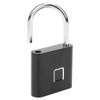 Smart Fingerprint Padlock USB Rechargeable Security LED Lock for Backpack