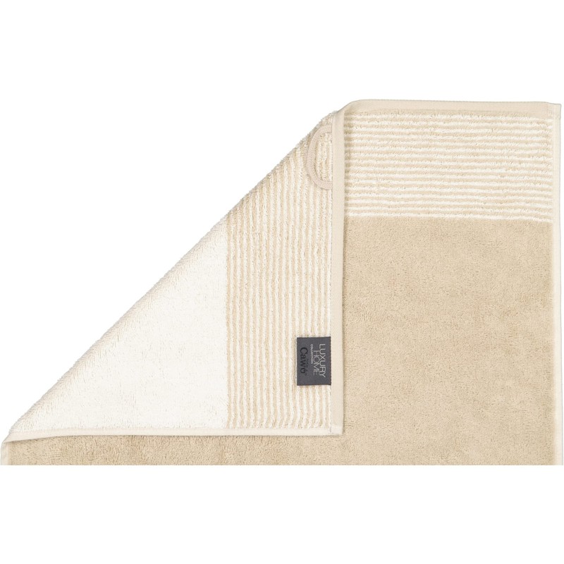 CAWÖ Home Luxury Home Two-Tone 590 Hand Towel Sand 33
