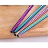 Veraly Set 4 Popotes Tornasol Acero Inoxidable Ecológicos 30oz Full