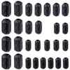HUAREW Black Clip-on Ferrite Ring Core Ferrite Choke RFI EMI