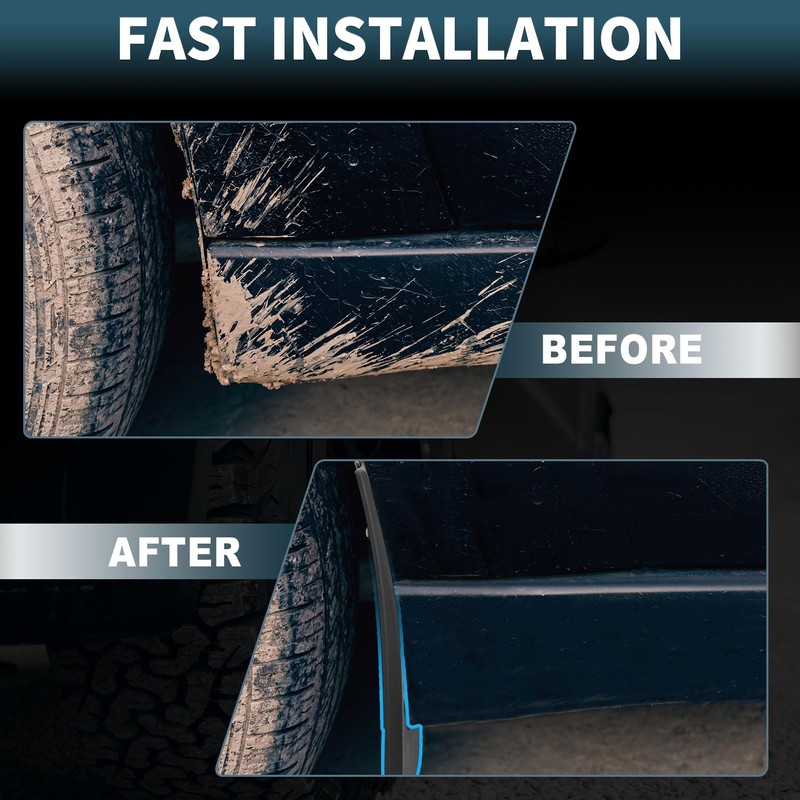 INFINAUTO Mud Flaps Splash Guards for Ford for Ranger 2024