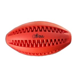 Unbranded Dog Toy Ball - Natural Rubber - Super Tough Interactive Elastic Pet Toy - Red Sm