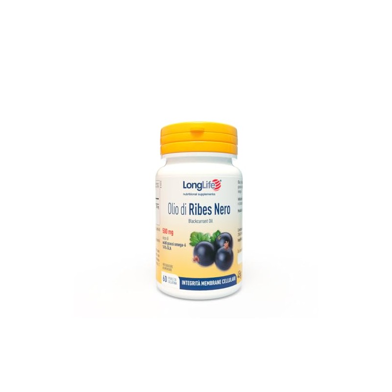 LongLife® Olio di Ribes Nero | Integratore ricco di omega-6