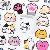 40 Stickers Gato Papeleria Bonita Cat Scrapbook Decoracion