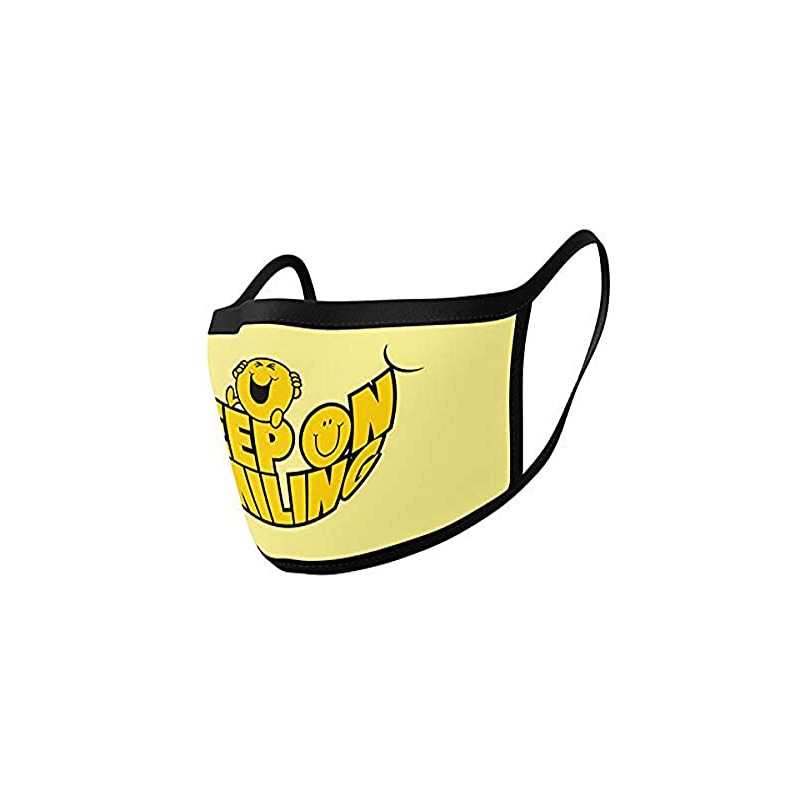 Pyramid International Mr Men (Mr Happy) Face Covering, Multi