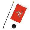 AZ FLAG - Isle of Man Table Flag 4'' x