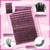 ALICE 336pcs Lash Clusters Thick Volume 60D Cluster Eyelash Extensions