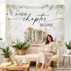 LANKBACK A New Chapter Begins Backdrop Storybook Baby Shower Decorations