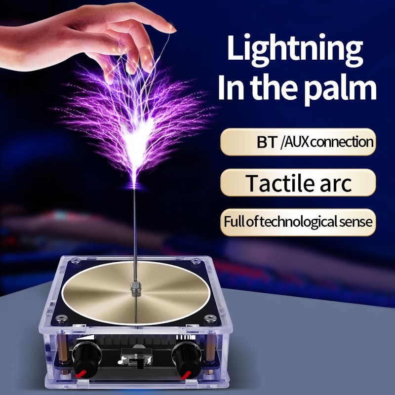 Bluetooth Music Coil Touchable Artificial Arcs BT and AUX Music