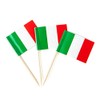 Italy Flag Italian Small Toothpick Mini Stick Flags Decorations (100 pcs)