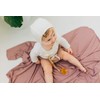 Mebie Baby Stretch Swaddle (Dusty Rose)