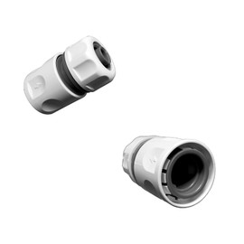 Garden Hose with 2 Connectors - Pipe Extension to Connect Hose Reel to Your Tap (1m)