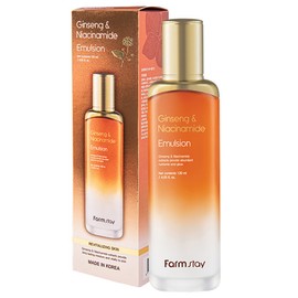 Partner company Moist ginseng emulsion 120ml for skin oil and moisture balance / 피부의 유수분 균형을 위한 촉촉한 인삼 에멀전 120ml