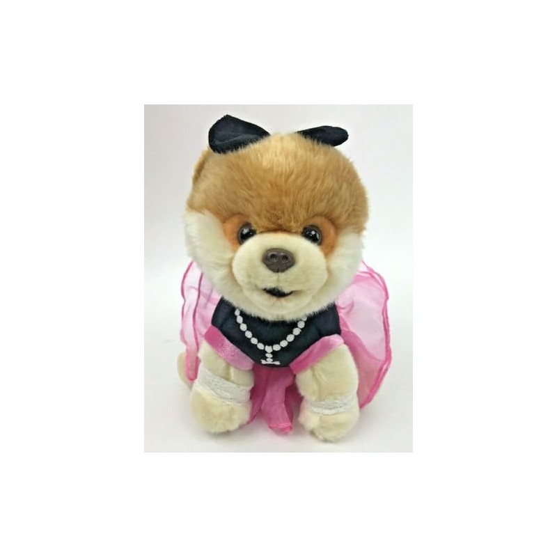 Adorable Dog Plush with Pink Tutu