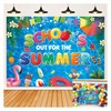 HEARKEN 7x5ft School's Out for The Summer Pool Party Backdrop