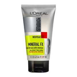 L'OREAL - Gel Coiffant - STUDIO LINE INVISI'GEL Mineral FX Fixation Ultra Forte - 150ml