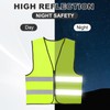 PATIKIL High Visibility Reflective Safety Vest, Class 2 Construction Work