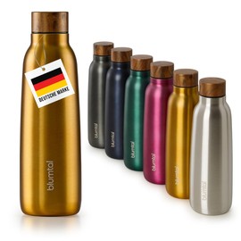 Blumtal® Stainless Steel Insulated Water Bottle - Thermos Flask 500 ml - BPA-Free Thermal Drinking Bottle Cold and Warm - Leak-Proof Metal Drinking Bottle - Thermos Drinking Bottle - Water Bottle 500