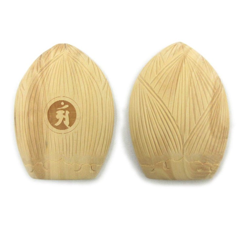 木彫 of Buddhist Buddha/Buddha 香合 普賢菩薩 Tsuge 17520