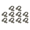 3/8" Chain Shackle Clevis Bow Ring 316 Stainless Steel for