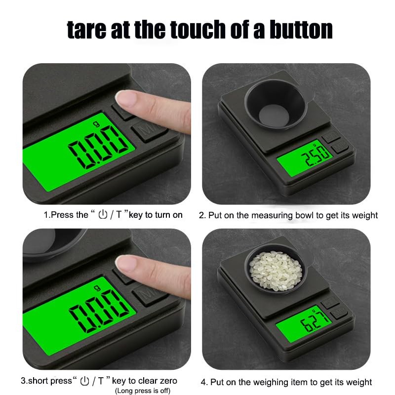 Precision Scales 0.01 g Precision Scales Kitchen 1000 g /