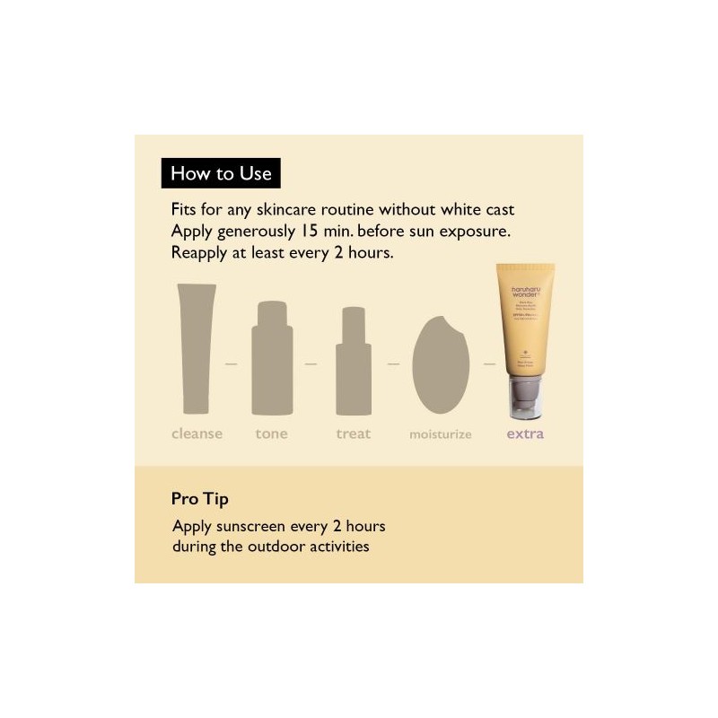 haruharu wonder [haruharu wonder]Black Rice Moisture Airyfit Daily Sunscreen 50ml