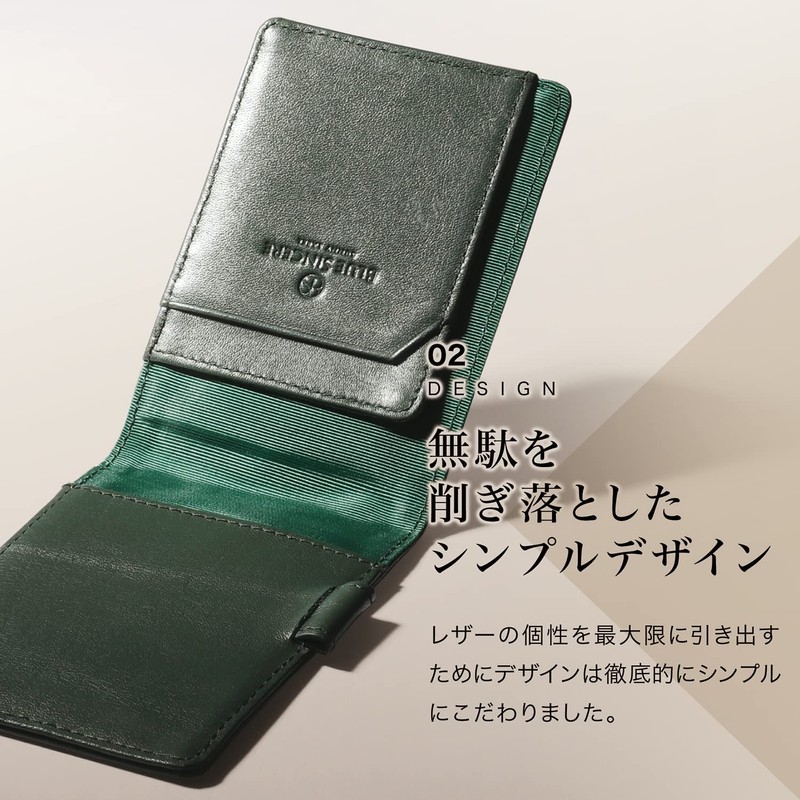 BLUE SINCERE Rodica Cover No11 Leather Vertical Notepad Pen Holder