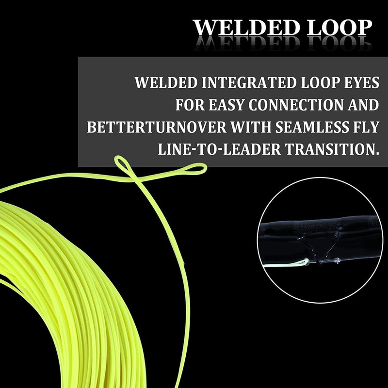 Maximumcatch Fly Fishing Line with Loops, Floating Fly Line 100ft