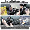 16Ft Chrome Car Trim Strip Self-Adhesive Chrome Tape Chromes Window