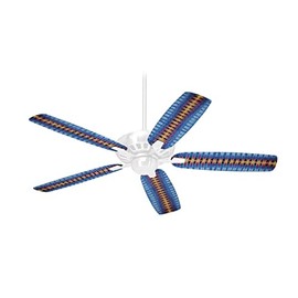 Tie Dye Spine 104 - Ceiling Fan Skin Kit fits most 42 inch fans (FAN and BLADES SOLD SEPARATELY)