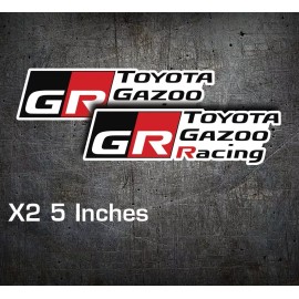 L1G GR Toyota Gazoo Racing Fits GT86 SUPRA COROLLA Car Sticker Decal Window, Bumper