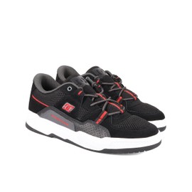 DC Men's Contruct Skate Shoe, Black/RED, 11