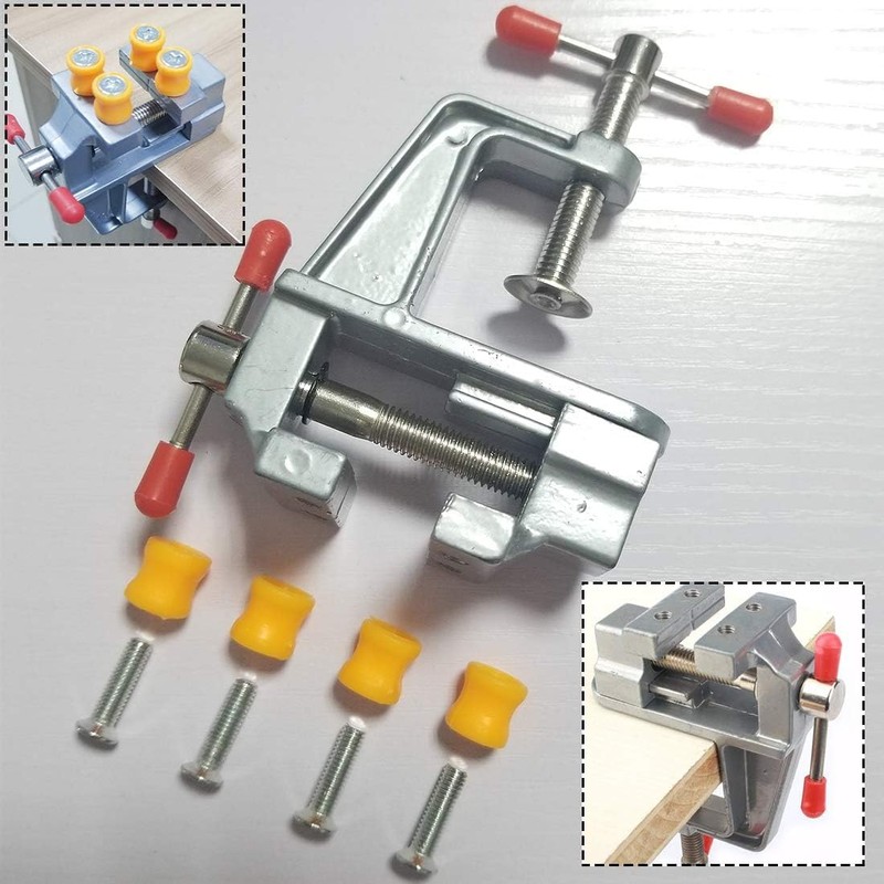 Mini Bench Vise Small Table Clamp Universal Drill Press Vise