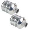 Gentle Garden Bubbler Sprinkler Heads - 2 Pack Aluminum Diffusers