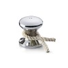 Philippi 273037 Hamburger Shaker for Salt, Nickel, Silver, 4.3 x