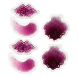 Mobestech 6pcs Face Eye Lip Therapy for Skincare Hot Cold Compress Multipurpose Therapy Pads